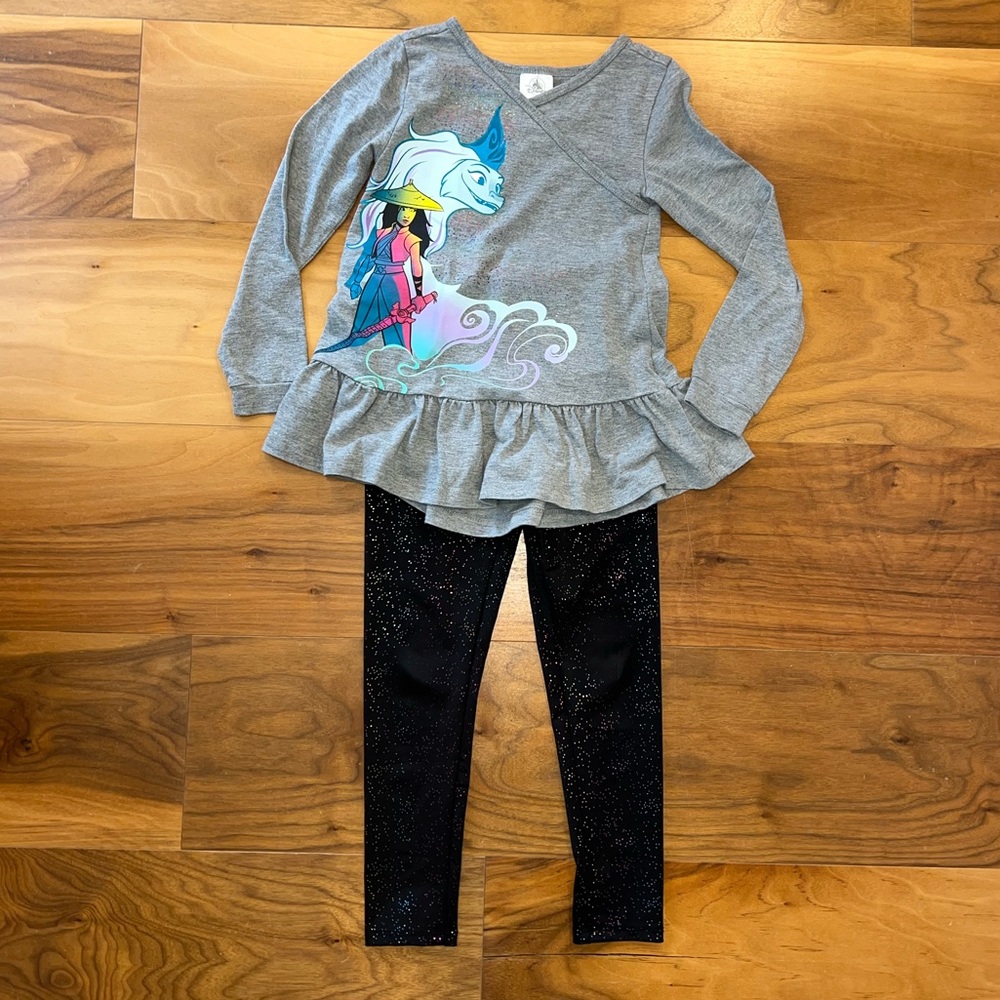 Girls 2 piece Raya and the Last Dragon set